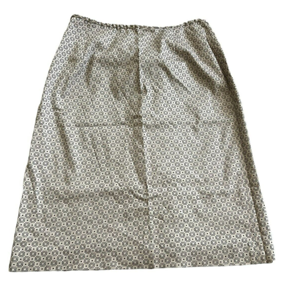 Pendleton Pencil Skirt Womens Size 14 Vintage 80s Cotton Square Retro Timeless